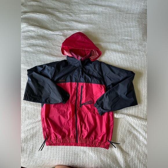 vtg 80s Vintage Columbia Windbreaker Track Jacket Mens M - Picture 5 of 12